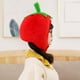 thumbnail image 4 of Cute Strawberry Headgear Almohada para dormir ajustable Juguete Muñeco de peluche Sombrero Cubierta de cabeza suave Sombrero para Halloween Cumpleaños Colco Sombrero de fiesta, 4 of 7