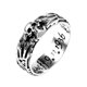 thumbnail image 1 of Anillo de calavera gótica para hombre, letra punk, hip hop, rock, joyería de moda dominante, corrosión, personalidad creativa, accesorios sencillos, 1 of 4