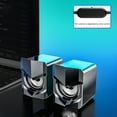 thumbnail image 2 of SADA D-158 Mini Desktop Computer Speaker Super Bass Subwoofer 3.5mm, 2 of 8