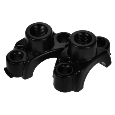 SOPOTUTU Handlebar Light Switch Fits Motorcycle Mirror Mount Black Aluminum Alloy 2Pcs