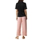 thumbnail image 3 of INSPIRAR CHIC Pijamas de Satén para Mujeres con Botones, Camiseta de Manga Corta y Pantalones Sueltos, Conjunto de Pijamas de Seda L Rosa, 3 of 5