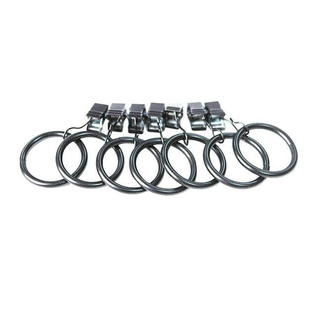 Metal Shower Curtain Hooks Curtains Hooks Drapery Clip With, Perfect for Decor Drapes Curtain Hooks for Curtain Rod