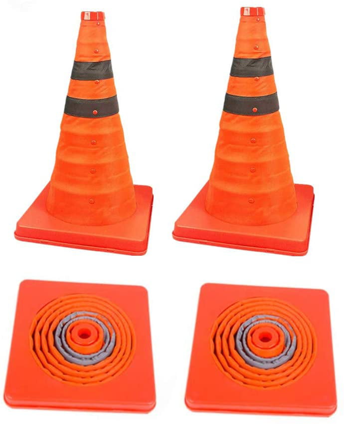 Pack Inch Collapsible Traffic Cones Traffic Cone Sign Multi Purpose