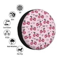 thumbnail image 4 of Wukai Bike with Donut Wheels Print Spare Tire Cover for RV Trailer,Waterproof PVC Faux Leather Wheel Cover Fit for Truck,Trailer,RV,SUV,Camper and Most Vehicle-14 inch, 4 of 6