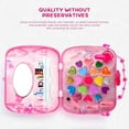 thumbnail image 4 of AMERTEER Kids Makeup Kit for Girl with Mirror - Pretend Real Washable  Non Toxic Play Princess Cosmetic Set, 4 of 5