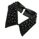 thumbnail image 4 of Gargantilla de Solapa de Chal Falso para Mujer Y Niña, Accesorios Informales, Collar, Corbatas para Ropa, Blusa, Suéteres, Ropa de Carnaval Negro, 4 of 8