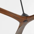 thumbnail image 2 of 3-121-2115 Oxygen Lighting Mecca - 3 Blade Ceiling Fan-12.25 Inches Tall and 72 Inches Wide-Black Finish-Walnut Blade Color, 2 of 3