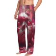 thumbnail image 2 of Balery Surreal Pink Headphones print Men's Pajama Pants,Ultra Lightweight Pjs,Lounge Pant-Large, 2 of 9