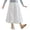 6-White, variant on Girl's Flowy Maxi Skirt A Line High Waisted Tiered Ruffle Swing Long Skirt with Lace Trim Summer Beach Casual Maxis for Girls (6-White 9-10)