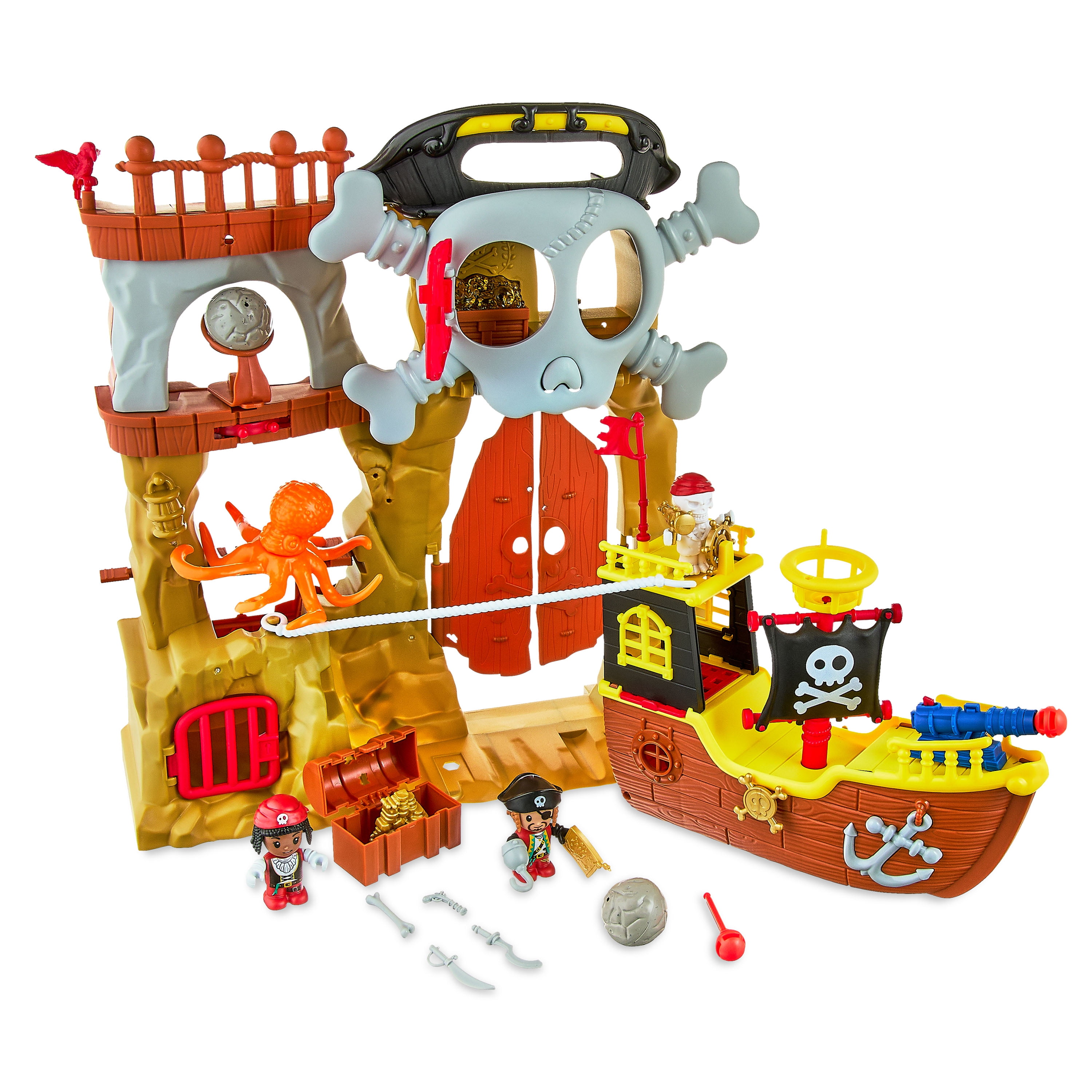 Kid Connection Pirate Island Playset, 26 Pieces, Toddler Toys