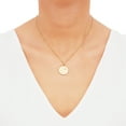thumbnail image 2 of Brilliance Fine Jewelry Gemini Symbol Pendant in Sterling Silver and 14K Gold Plate,20", 2 of 4