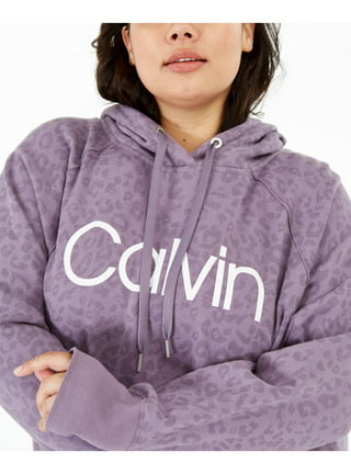 Shop Hoodies & | by Category Purple Calvin Klein Sweatshirts in