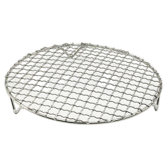 10 Inch Round Rack - Cooling Rack for Air Fryer, Dutch Oven Pot | Wide 10 Inch Surface, Stainless Steel Wire Grid, for Air Fryer, Cooling, Baking, Steaming, Dutch Oven, Roasting, Wire Rack
