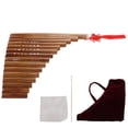 thumbnail image 3 of Loewten Pan Flute Pipe,Pan Flute Natural Bamboo 15 Pipes G Tone Pans Pipe Chinese Traditional Musical Instrument,Chinese Traditional Musical Instrument, 3 of 8