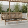 thumbnail image 5 of Amazonia Atacama 3-Seater FSC Certified Teak and Sunbrella Cushions Patio Sofa, Seating Capacity: 3, 5 of 9