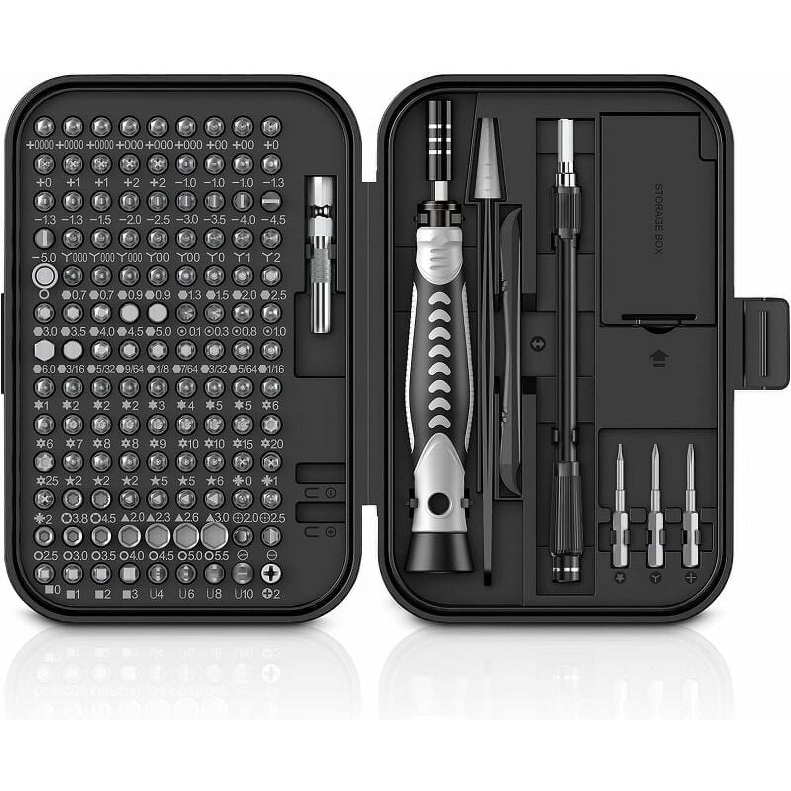 Jinsinto 130 in 1 Precision Bit Set , Torx Screwdriver Set, Precision Screwdriver Set, DIY Repair Tool Set, Mini Screwdriver Kit with Case