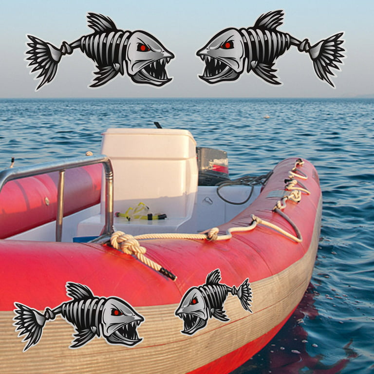 GENEMA Auto Sticker Boat Stickers for Kayak Fishing Car Reflective Decals  Accessories 
