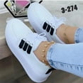 thumbnail image 4 of Fesfesfes Loose Flat Shoes Women's Casual Thick Sole Single Board Mesh Sports Lace Up Shoes Casual Ladies Shoes US:7.5(40), 4 of 4