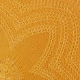 thumbnail image 2 of Design Imports CAMZ12801 Set de 6 Sets de Table Ronds Tissés Floraux, Or Miel, 2 of 2