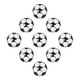 thumbnail image 3 of 50 botones de madera vintage para ropa, con forma de balón de fútbol, para decorar., 3 of 8