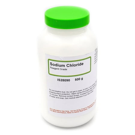 Reagent-Grade Sodium Chloride, 500g - The Curated Chemical Collection