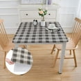 thumbnail image 2 of HAOXIT Checkered Tablecloth Stain Resistant Wrinkle Resistant Spillproof Washable Heavy Weight Table Cloth for Dining Room and Outdoor Use, Rectangle 36*36, 2 of 8