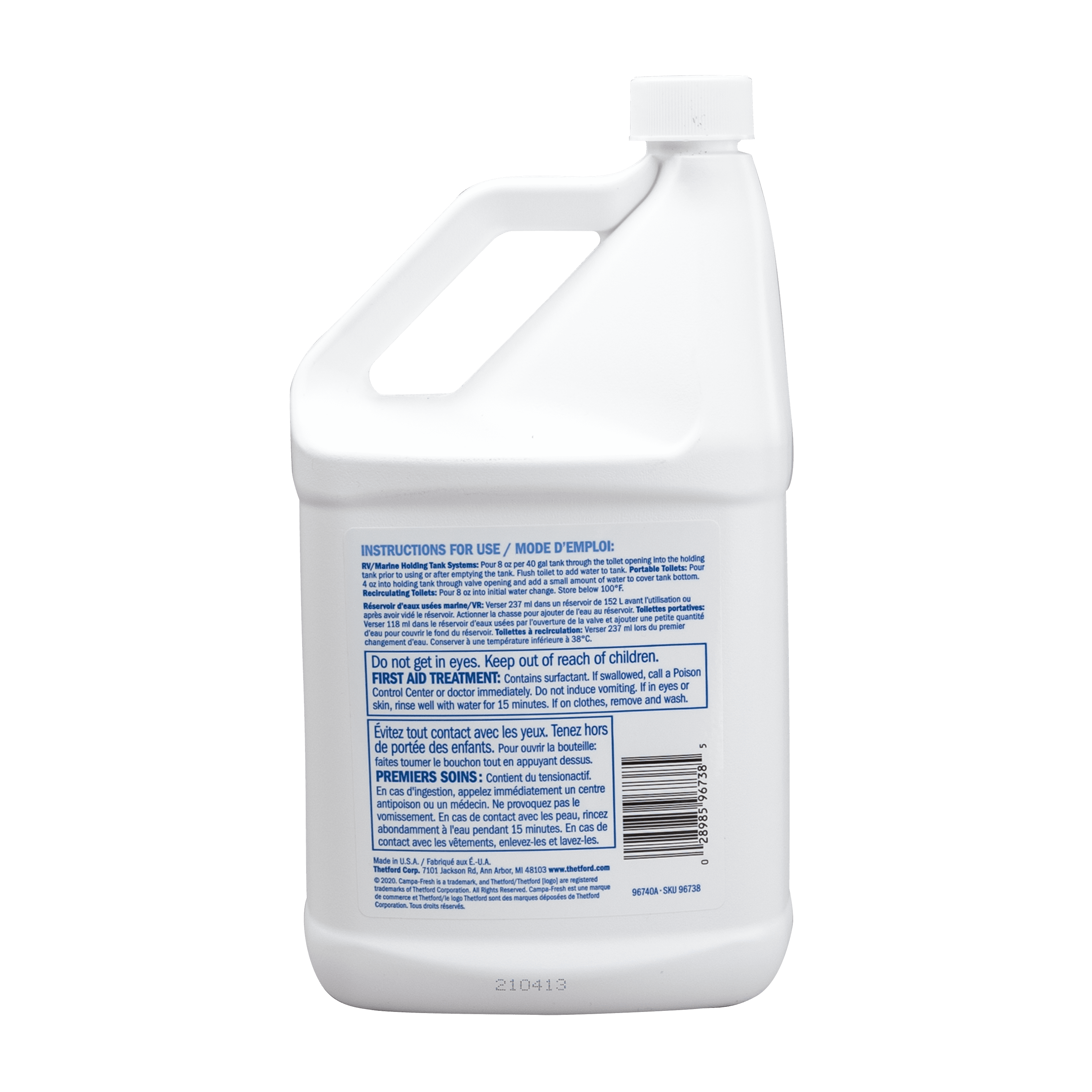 (2 pack) Thetford Campa-Fresh® Free and Clear 64 oz Liquid Holding Tank Treatment