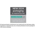 thumbnail image 3 of Power One Hearing aid Batteries Size 312 - p312 Battery for Hearing aid, Long-Lasting. Mercury-Free 1.45v zinc-air Hearing aid Batteries. (120 Batteries) - Expiration Date June 2028, 3 of 8