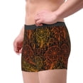thumbnail image 2 of Fuzoiu Orange Dreamcatcher Print Men's Ultra Breathable Underwear,No Riding Up Boxer Briefs with ComfortFlexible Waistband-Medium, 2 of 5