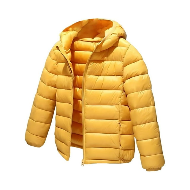 tredstone Winter Essential Kids Windproof Jacket For Cold Days Down Clothing Jackets Down Coat For Winter yellow+150cm