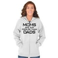 thumbnail image 5 of Moms are Way Cooler than Dads Funny Zip Hoodie Sweatshirt Women Brisco Brands S, 5 of 6