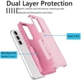 thumbnail image 5 of Galaxy S24 FE 5G Case, 2 in 1 Phone Case for Samsung Galaxy S24 FE 5G 6.7 inch ,Takfox Shockproof Protection Heavy Duty Armor Hard Plastic & Rubber Rugged Bumper Cover,Rose Gold, 5 of 13