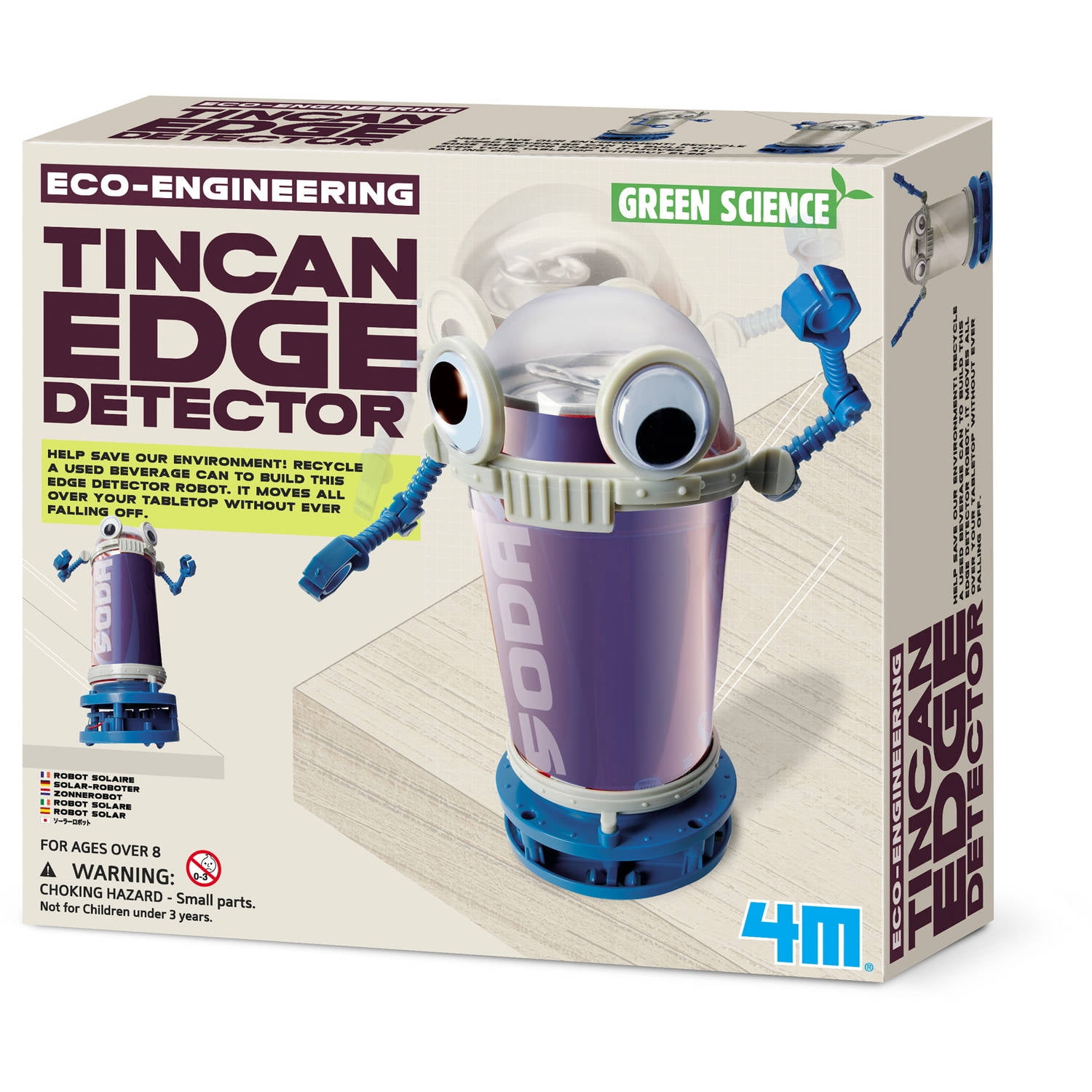 NEW IN BOX Details about   TIN CAN ROBOT Green Science 4M Kidz Labs 