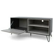 TV Stand Console Unit with 2 Open Shelves for TVs up to 52