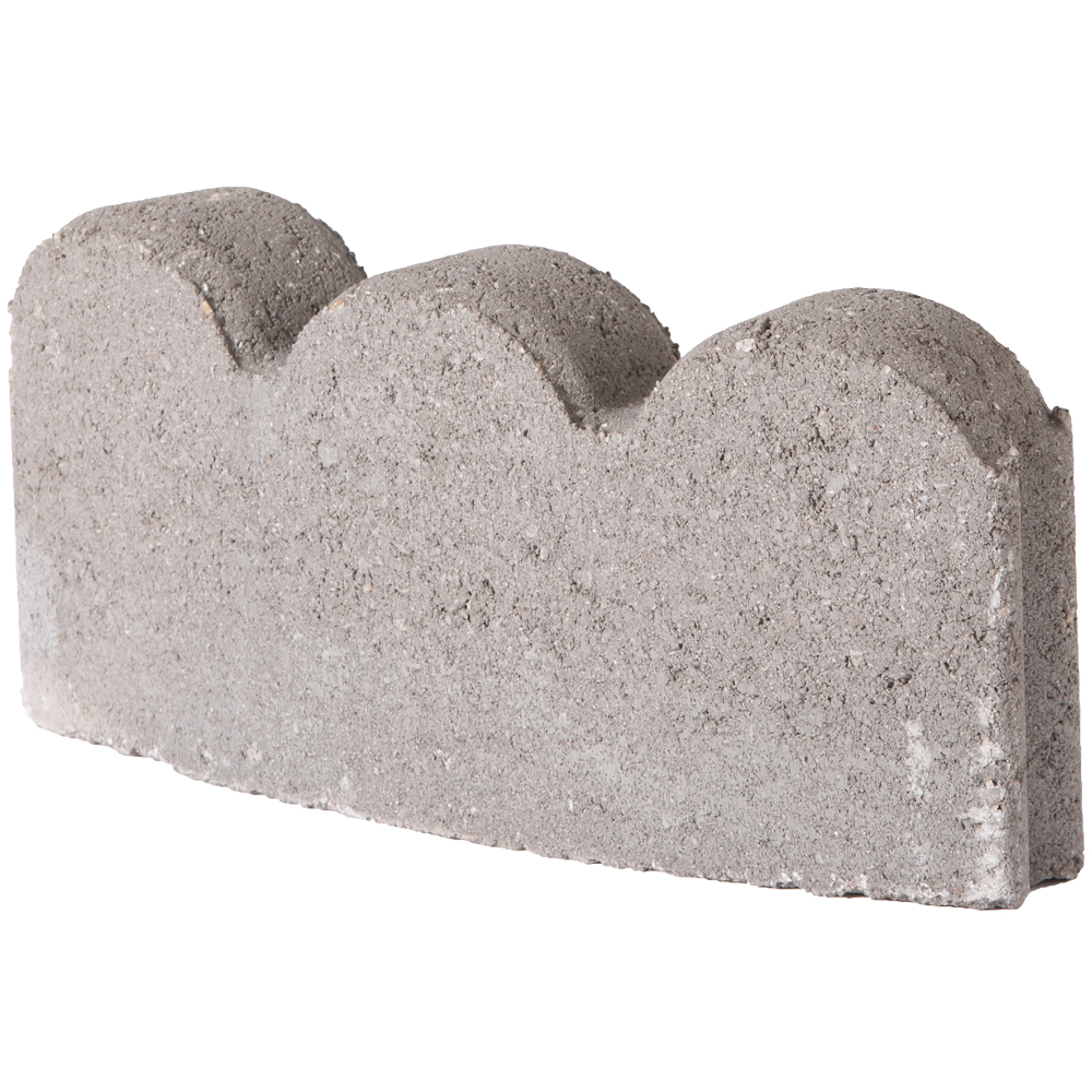 Pavestone 12 Curved Scallop Limestone Concrete Edger Walmart Com Pavestone 12 Curved Scallop Limestone Concrete Edger Walmart Com