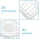 thumbnail image 2 of 4pcs Plastic Bird Nest Box for Finch Breeding Canary Cage Bird Hut Bird Cage Accessories Nesting Material for Parrot Bird Supplies Nests Pet Bird Supp, 2 of 3