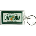 thumbnail image 2 of Daytona Florida License Plate Acrylic Rectangular Souvenir Keychain 2.5" X 1.5", 2 of 2