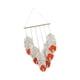 thumbnail image 2 of Tapiz colgante de pared, borlas boho colgantes de pared, decoración moderna y bohemia, decoración boho, decoración de pared de tapiz tejido para el te naranja Macarena tapiz tejido, 2 of 7