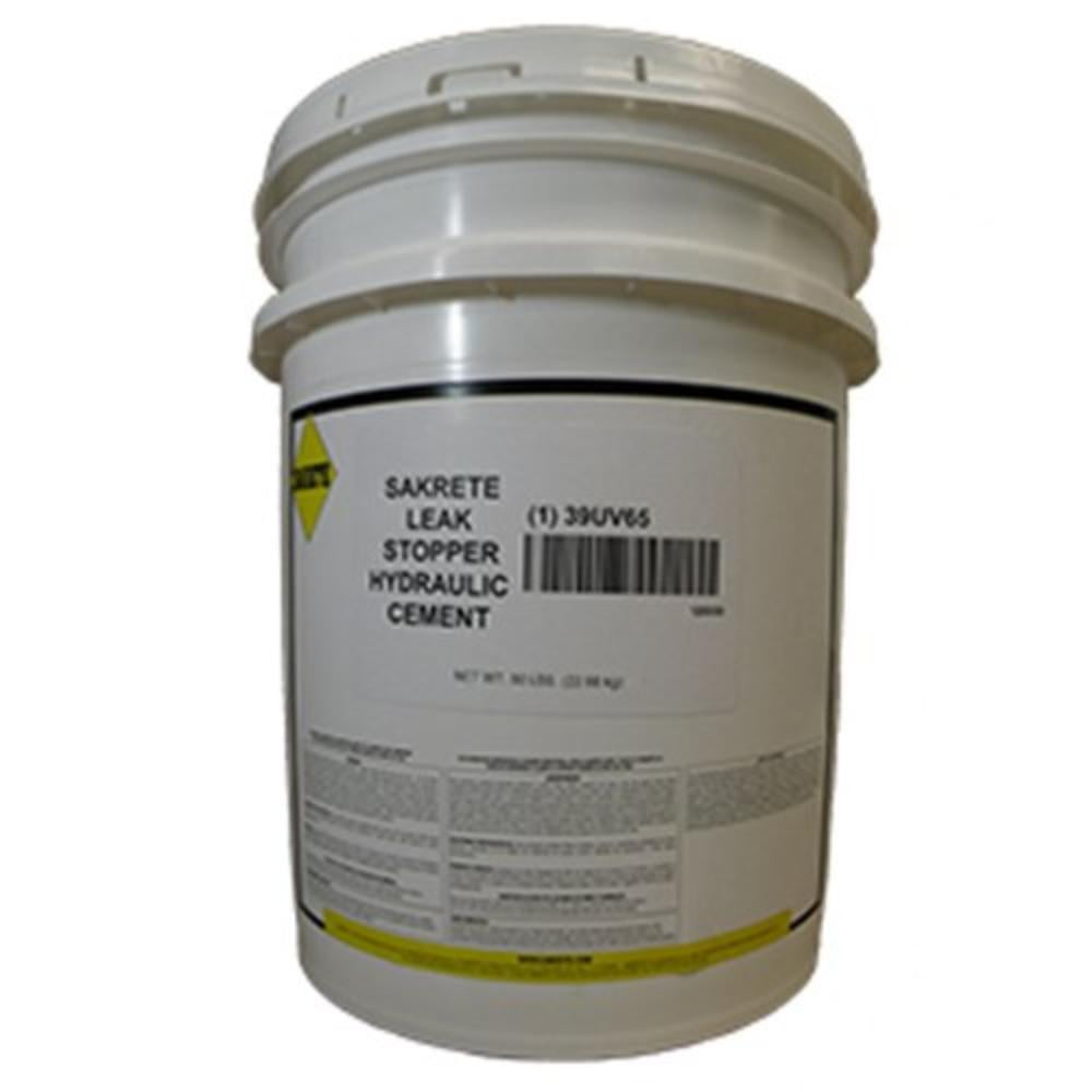 Sakrete Leak Stopper Hydraulic Cement - 50 lb., Designed to stop the