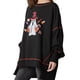 thumbnail image 2 of Sudadera de Halloween con Lentejuelas para Mujer, Larga, Purpurina Brillante, Calabaza, Fantasma, Suéter Feo de Halloween Negro S, 2 of 8