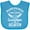 Turquoise, variant on Inktastic Handpicked for Earth by My Grandpa in Heaven Angel Wings Boys or Girls Baby Bib