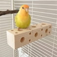 thumbnail image 6 of Parrots Toy Birdcage Tearing Puzzle Toy Wooden Block Chewing Toy for Small Pet Birds Birdcage Screw Foraging Toy, 6 of 7