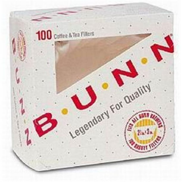 Bunn BCF100-B Filtres de Panier de Brasseur à Domicile 100-Count
