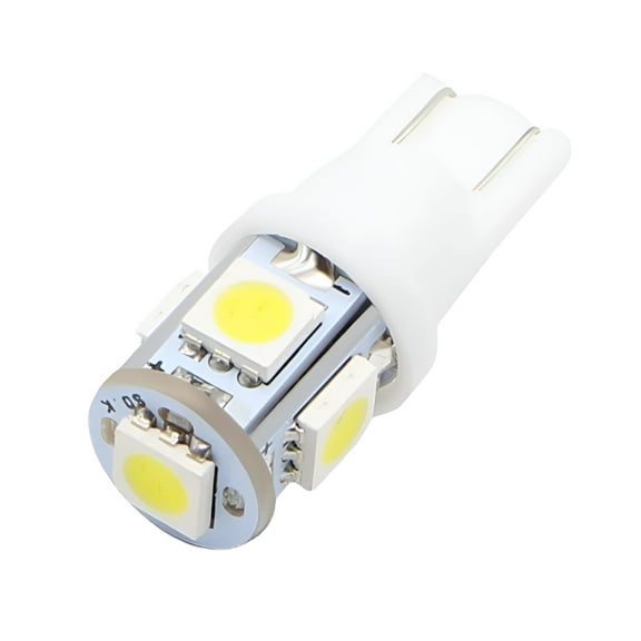 HIBIBUD 10Pack Wedge T10 1w Bulb 360deg LED for 12V AC/DC Landscape Light - Pure White