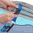 thumbnail image 4 of 4pcs Add a Bag Luggage Strap Jacket Gripper Suitcase Belt Straps Carry-on Baggage Suitcase Straps Belts, 4 of 7