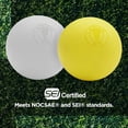 thumbnail image 3 of Pelotas de lacrosse STX oficiales blancas, paquete de 12, 3 of 3