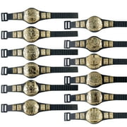 Complete Set of 24 Championship Belts for WWE & AEW Wrestling Action Figures (Series 1 & 2)
