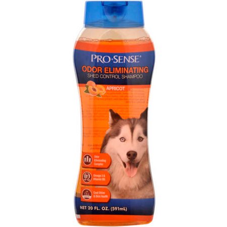 Pro-Sense Shed Control Apricot Scent Dog Shampoo with Odor