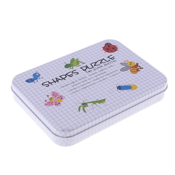Antidesgarro de Rompecabezaoscitivo de Aprendizaje para Bebé Caja perfecl Tarjetas Flash de Palabras