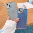 thumbnail image 3 of Compatible with iPhone Xs Max Phone Case Cover Glitter Bling Cute Flexible Sparkly Clear XS Max Case Shockproof for Women Girl 6.5'' Silver, 3 of 13